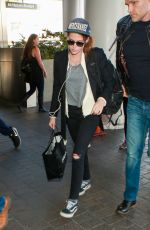 KRISTEN STEWART Arrives at LAX Airport in Los Angeles 01/13/2016
