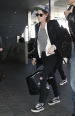 KRISTEN STEWART Arrives at LAX Airport in Los Angeles 01/13/2016