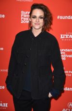 KRISTEN STEWART at Certain Women Premiere at Sundance Film Festival 01/24/2016