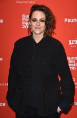 KRISTEN STEWART at Certain Women Premiere at Sundance Film Festival 01/24/2016