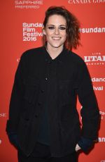 KRISTEN STEWART at Certain Women Premiere at Sundance Film Festival 01/24/2016