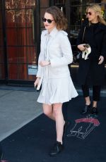 KRISTEN STEWART Leaves Her Hotel in New York 01/05/2016