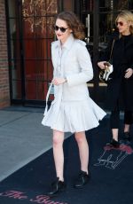 KRISTEN STEWART Leaves Her Hotel in New York 01/05/2016