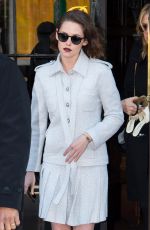 KRISTEN STEWART Leaves Her Hotel in New York 01/05/2016