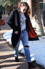 KRISTEN STEWART Out in Park City 01/25/2016