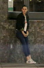KRISTEN STEWART Outside a Restaurant in West Hollywood 01/26/2016