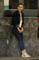 KRISTEN STEWART Outside a Restaurant in West Hollywood 01/26/2016