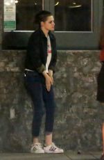 KRISTEN STEWART Outside a Restaurant in West Hollywood 01/26/2016