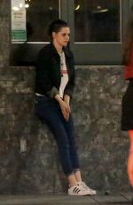 KRISTEN STEWART Outside a Restaurant in West Hollywood 01/26/2016