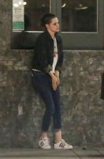 KRISTEN STEWART Outside a Restaurant in West Hollywood 01/26/2016