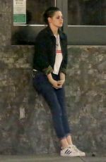 KRISTEN STEWART Outside a Restaurant in West Hollywood 01/26/2016
