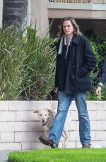 KRISTIN BAUER VAN STRATEN Walks Her Dogs Out in Toluca Lake 01/15/2016