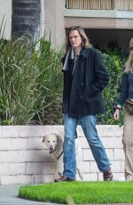 KRISTIN BAUER VAN STRATEN Walks Her Dogs Out in Toluca Lake 01/15/2016