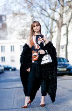 KRISTINA BAZAN at Christian Dior Fashion Show in Paris 01/25/2016