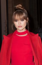 KRISTINA BAZAN at Versace Fashion Show in Paris 01/25/2016