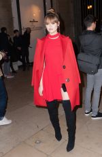 KRISTINA BAZAN at Versace Fashion Show in Paris 01/25/2016