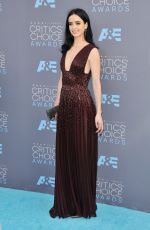 KRYSTEN RITTER at Critics’s Choice Awards 2016 in Santa Monica 01/17/2016