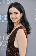 KRYSTEN RITTER at Critics’s Choice Awards 2016 in Santa Monica 01/17/2016