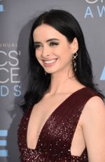 KRYSTEN RITTER at Critics’s Choice Awards 2016 in Santa Monica 01/17/2016