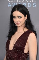 KRYSTEN RITTER at Critics’s Choice Awards 2016 in Santa Monica 01/17/2016
