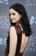 KRYSTEN RITTER at Critics’s Choice Awards 2016 in Santa Monica 01/17/2016