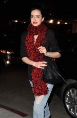 KRYSTEN RITTER Leaves LA Film Critics Party in Hollywood 01/16/2016