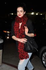 KRYSTEN RITTER Leaves LA Film Critics Party in Hollywood 01/16/2016
