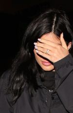 KYLIE JENNER Leave Yamato Japanese Restaurant in Agoura Hills 01/17/2016