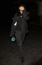 KYLIE JENNER Leave Yamato Japanese Restaurant in Agoura Hills 01/17/2016