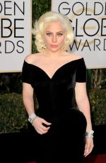LADY GAGA at 73rd Annual Golden Globe Awards in Beverly Hills 10/01/2016