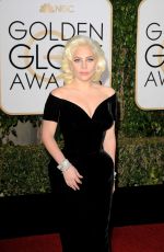 LADY GAGA at 73rd Annual Golden Globe Awards in Beverly Hills 10/01/2016