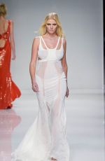 LARA STONE on the Runway of Versace Fashion Show in Paris 01/24/2016