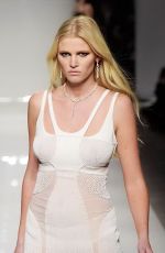 LARA STONE on the Runway of Versace Fashion Show in Paris 01/24/2016