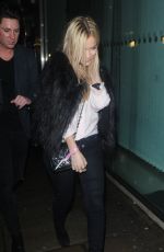 LAURA WHITMORE Leave Tape Nightclub in London 01/30/2016