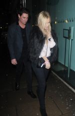 LAURA WHITMORE Leave Tape Nightclub in London 01/30/2016