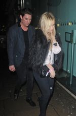 LAURA WHITMORE Leave Tape Nightclub in London 01/30/2016