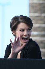 LAUREN COHAN on the Set of Extra in Hollywood 01/12/2016