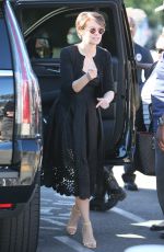 LAUREN COHAN on the Set of Extra in Hollywood 01/12/2016