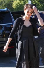 LAUREN COHAN on the Set of Extra in Hollywood 01/12/2016