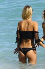LAUREN STONER in Bikini on the Beach in Miami 01/16/2016