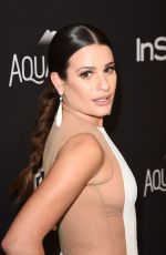 LEA MICHELE at Instyle and Warner Bros. 2016 Golden Globe Awards Post-party in Beverly Hills 01/10/2016