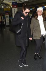 LEA MICHELE at JFK Airport in New York 01/19/2016