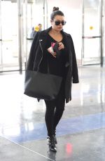 LEA MICHELE at JFK Airport in New York 01/26/2016