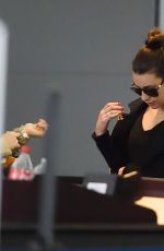 LEA MICHELE at JFK Airport in New York 01/26/2016