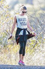 LEA MICHELE Out for a Hike in Los Angeles 01/08/2016