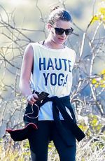 LEA MICHELE Out for a Hike in Los Angeles 01/08/2016