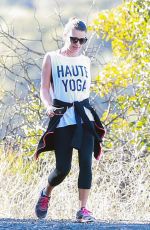 LEA MICHELE Out for a Hike in Los Angeles 01/08/2016