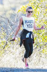 LEA MICHELE Out for a Hike in Los Angeles 01/08/2016