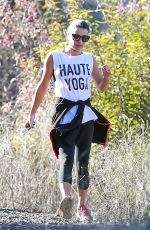 LEA MICHELE Out for a Hike in Los Angeles 01/08/2016
