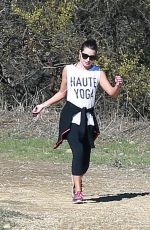 LEA MICHELE Out for a Hike in Los Angeles 01/08/2016